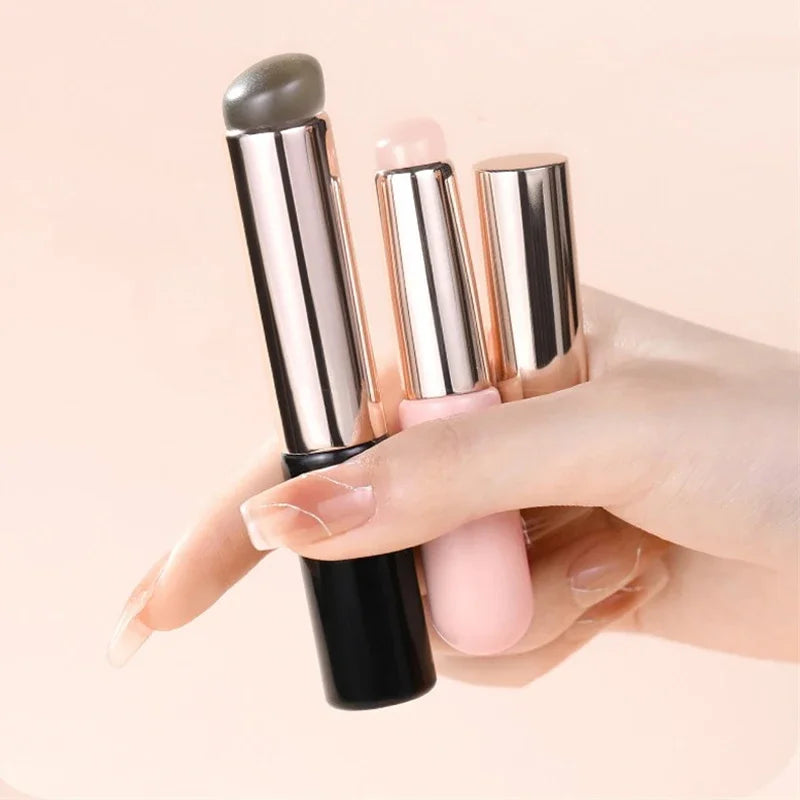 Newby PLY264 10cm Nail Art Silicone Brush Applicator Chrome Pigment Dust Gradient Shading Pen Mirror Powder Nail Brushes
