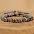 Wholesale Healing Crystal Adjustable Bracelet Semi-Precious Energy Essential Oil Gemstone Lava Rock Bracelet for Men Jewelry