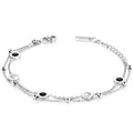 Fashion Bohemia Love Round Charm Anklet Bracelet Jewelry Stainless Steel Shell Anklets for Women Girls