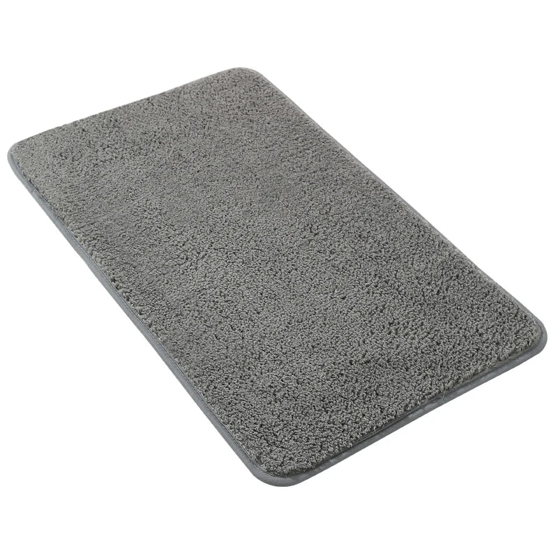 Safety With Coral Velvet Fabric Bathmat Soft Quick Dry and Absorbent Shaggy Rugs for Bathmat Super Absorbent Bathmat