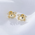 Factories Wholesale Modern Designs to Manufacturers at Affordable Prices Korean Funny Crab Stud Earrings
