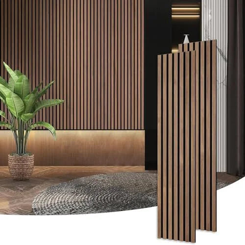 Customized Indoor Interior Decoration Free Samples Recyclable Natural Oak Veneer Slat Wood Acoustic Wall Panels Mdf Akupanels
