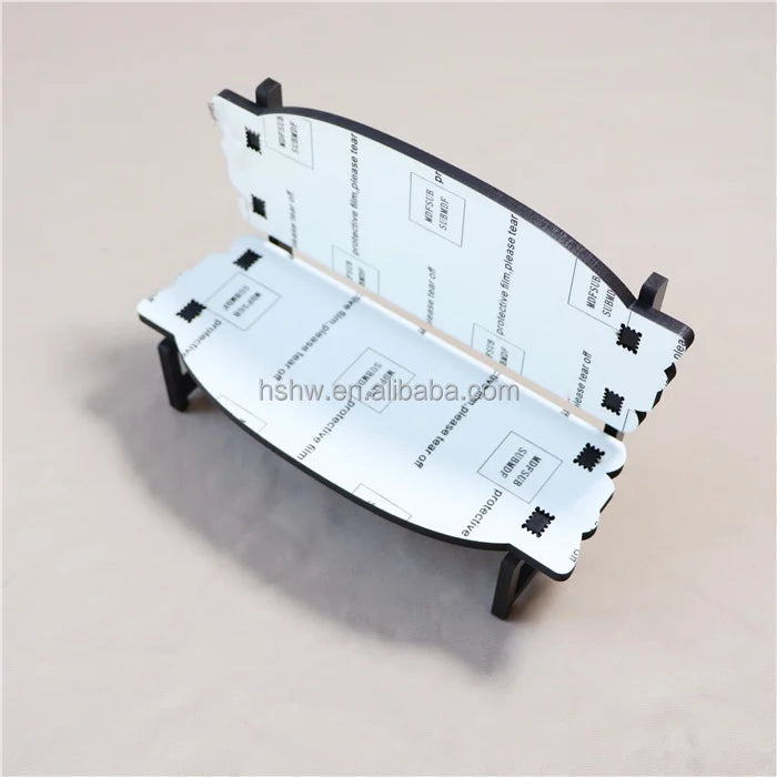 MDFSUB in Stock 7inch Mdf Wooden Memorial Sublimation Blank Photo Bench Sublimation Memorial Mdf Blank Long Bench
