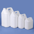 1 Gallon 4L White HDPE Plastic Jerry Can 4ltr Oil Chemicals Bottle 1pcs