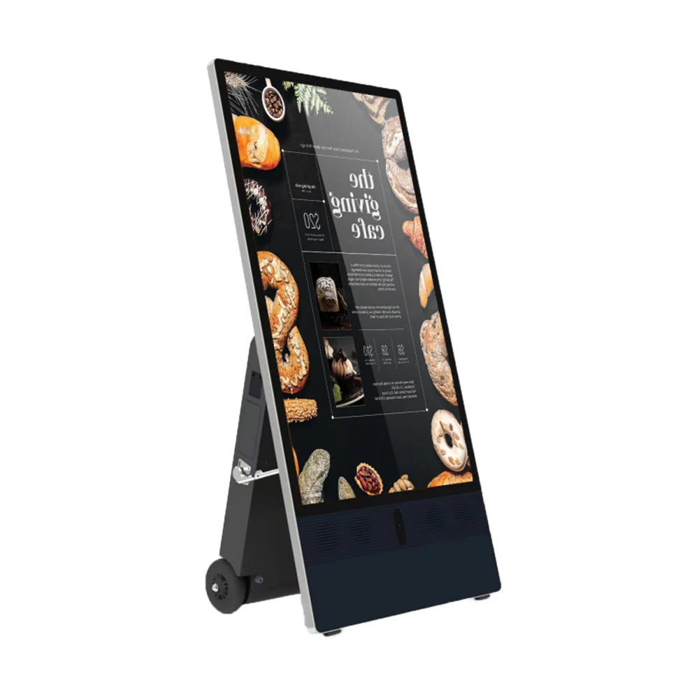 Display Digital Signage Advertising Battery Digital Menu Boards Advertising Player Mobile Digital Advertising Display Outdoor