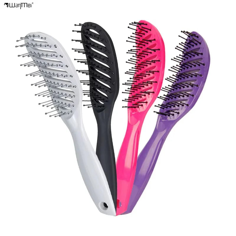 Wanmei Wholesale Vent Detangling Promote Sales Curve Styling Curly Vent Detangling Hair Brush for Men