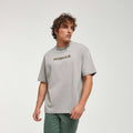 Regular Fit Men's Gray Short Sleeve Breathable Cotton O-Neck Regular Length T-Shirt Pattern Size S Model Imp7038 Imperio Shop