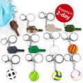 2025 One Piece 3D PVC  Basketball Football Sport Keychain Keyring Souvenir Gift Decoration Accessories Charms for Keychains Bulk