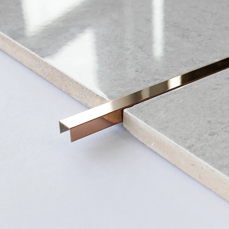 Grade 201 304 316 3mm 5mm 8mm 10mm 15mm 20mm 25mm 30mm Width Stainless Steel Gold Plated U Shape Tile Trim