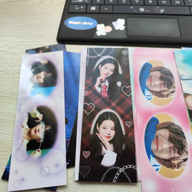 Kpop Events Custom Giveaway Bookmark-Paper Material Thermal Transfer Printing Custom Size