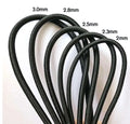 Factory Wholesale Strong Stretch Round Braided Coated Rubber Elastic Cord for Garment Home Textile DIY