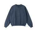 Oversized Long Sleeve Crew Neck Sweatshirt Minimalist Stitch 2026 Trendy Soft Fabric Customizable Casual Streetwear Daily Top
