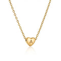 Fashion Jewelry Non Tarnish 18k Gold Plated Necklace Stainless Steel 26 Letter Pendant Alphabet Necklace