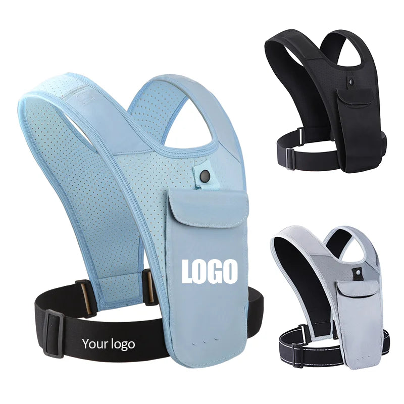 Custom logo Neoprene Phone Holder Running Hydration Backpack Vest Reflective Adjustable Waistband Running Vest Phone Holder