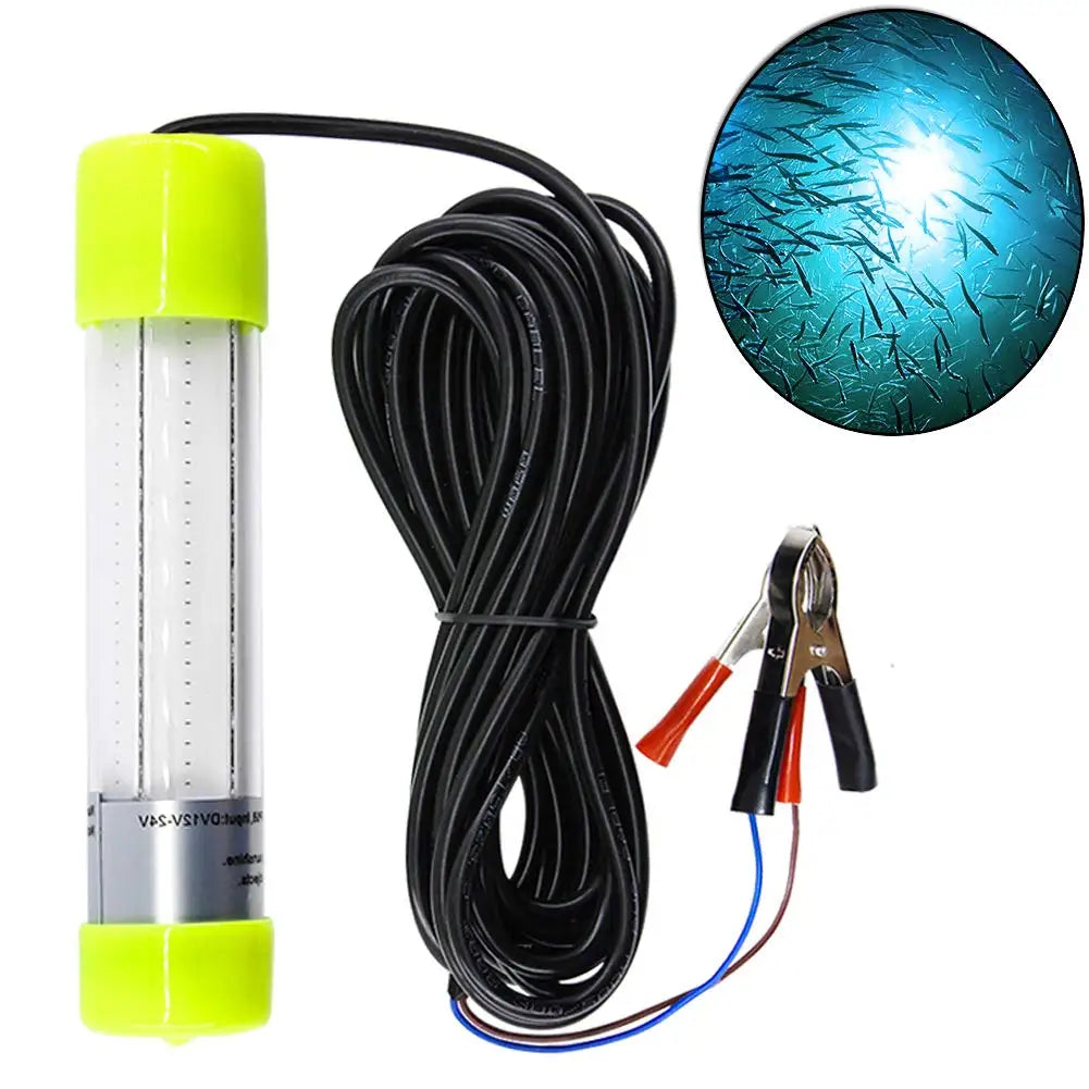 Underwater Fishing Light 12V 20w and IP68 Waterproof Super Bright Heavy Duty Decorative Dock Light Night Fishing Light With Blue