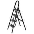 Modern Compact Aluminum Folding Ladder with 4 Steps CE Certified Apartment Use for Family Safety