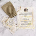 Custom Puzzle Wedding Invitation Cards with Bag