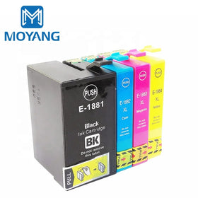 MoYang Compatible for EPSON T1881-4 Ink Cartridges WF-3641/WF-7621/WF-7111 Printer Cartridge T1881 T1882 T1883 T1884 T188