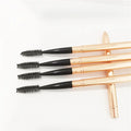 JDK1PC  Hot Selling Rose Gold Mascara Wands Metal Handle Custom Logo Eyelash Brush Wholesale