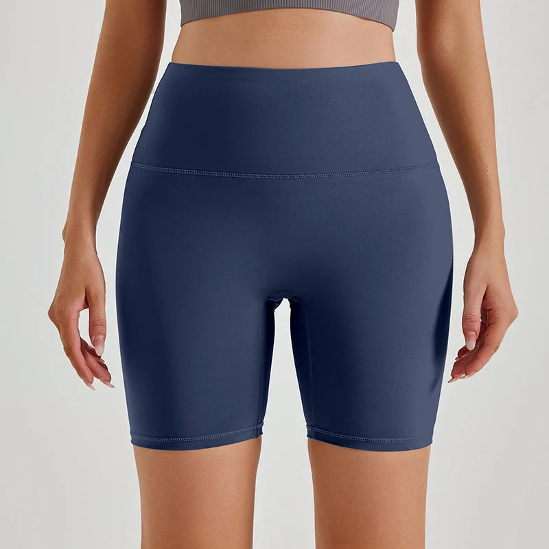 High Quality Custom Logo Yoga Shorts Quick-Dry Solid Color Yoga Shorts Pants Tummy Control Women Yoga Shorts Set