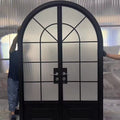 TOMA Custom Designed Exterior Iron Entry Doors Forged Iron French Glass Door  Other Doors Product Type