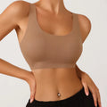 Ladymate ODM/OEM Women Seamless Wireless Tank Bra Soft Stretch Removable Pad Invisible Comfort Everyday Bralette Custom Logo