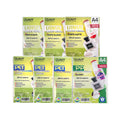 QUAFF Waterproof Sticker Paper A4 Size Vinyl PET PP High Adhesive Sticker Glossy Matte Transparent Semi-clear 5760dpi