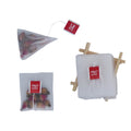 Transparent Nylon 58 X 70mm Tea Bags String Disposable Filter Heat Sealing Bag Non-Toxic Environmental Gifts Packaging Printing
