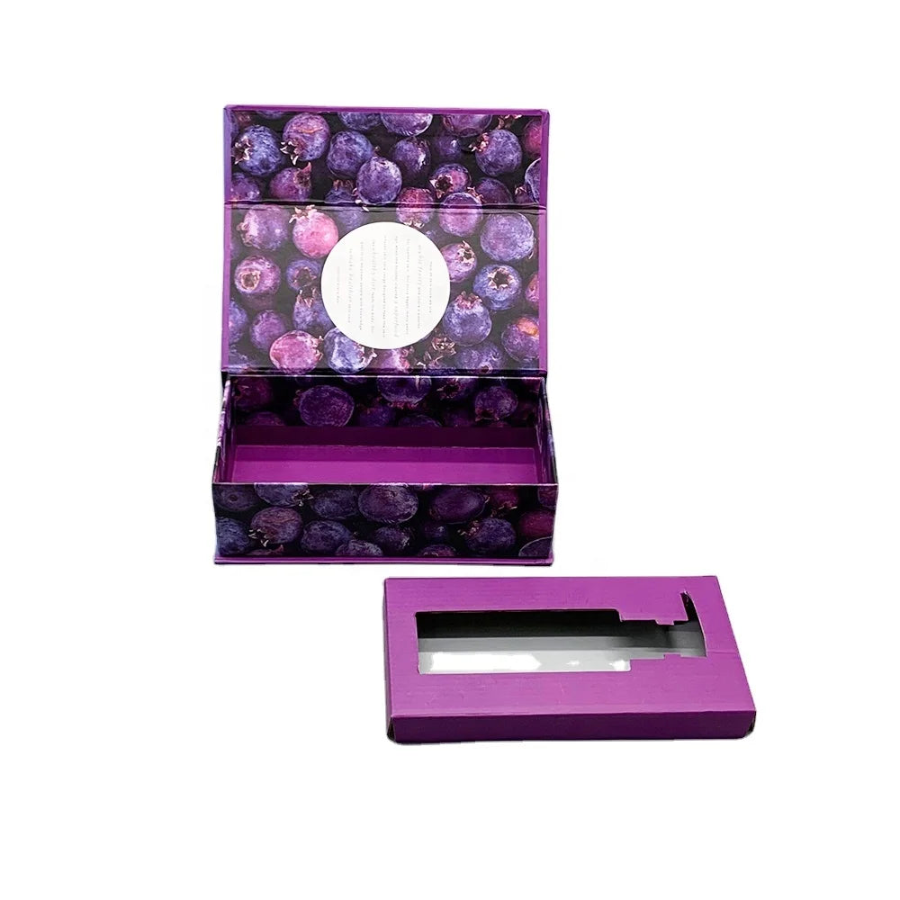 Custom Printed Magnetic Closure Gift Box with Insert for Plastic Bottles Magnetic Closure Rigid Paperboard Box