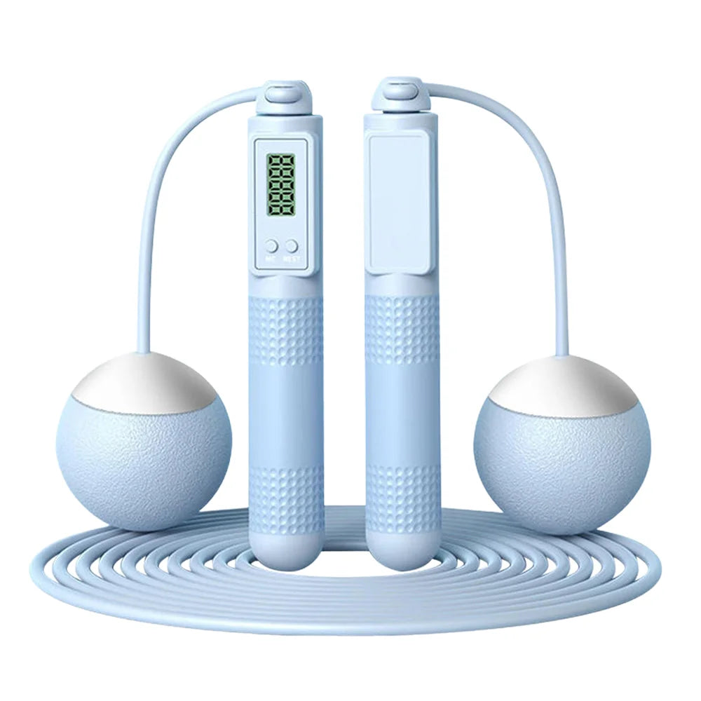 Electric Digital Cordless Speed Counter Smart Jump Rope Skipping Rope for Fitness