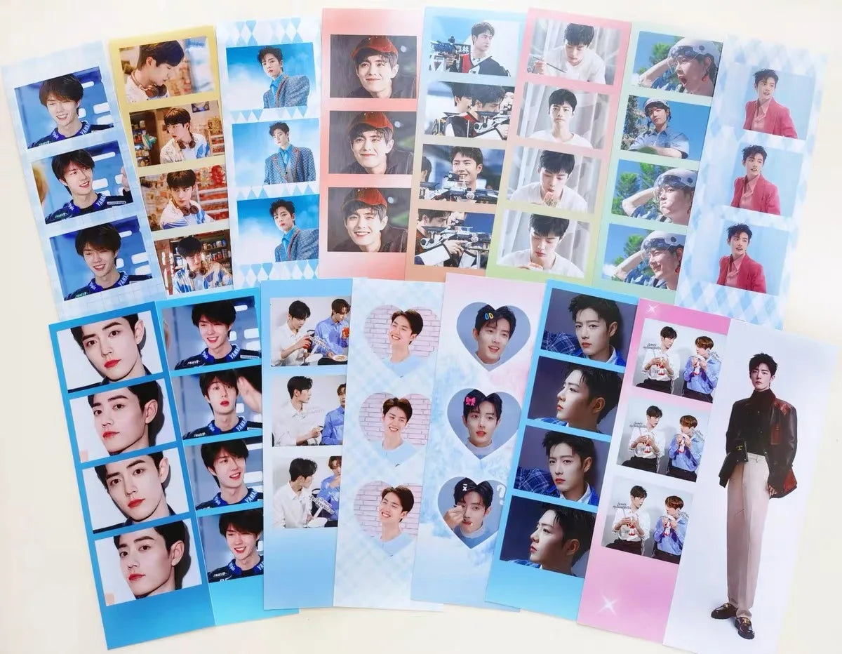 Stray Kids KPOP Idol Group Bookmark-4 Cut Photocard Design Oval Shape Animal Print Custom Sizes Glossy/Matte Laminating for KPOP