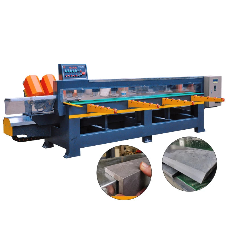 45 Degree Granite Stone Slab Cutting Machine for Porcelain Tile or Sintered Stone Edge Automatic Chamfering Machine With 2 Head