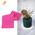 Silicone Fondant Molds Cake Decorating Tools Origami Cake Border Mould Pastry Baking Tools Cake Silicone Lace Mats
