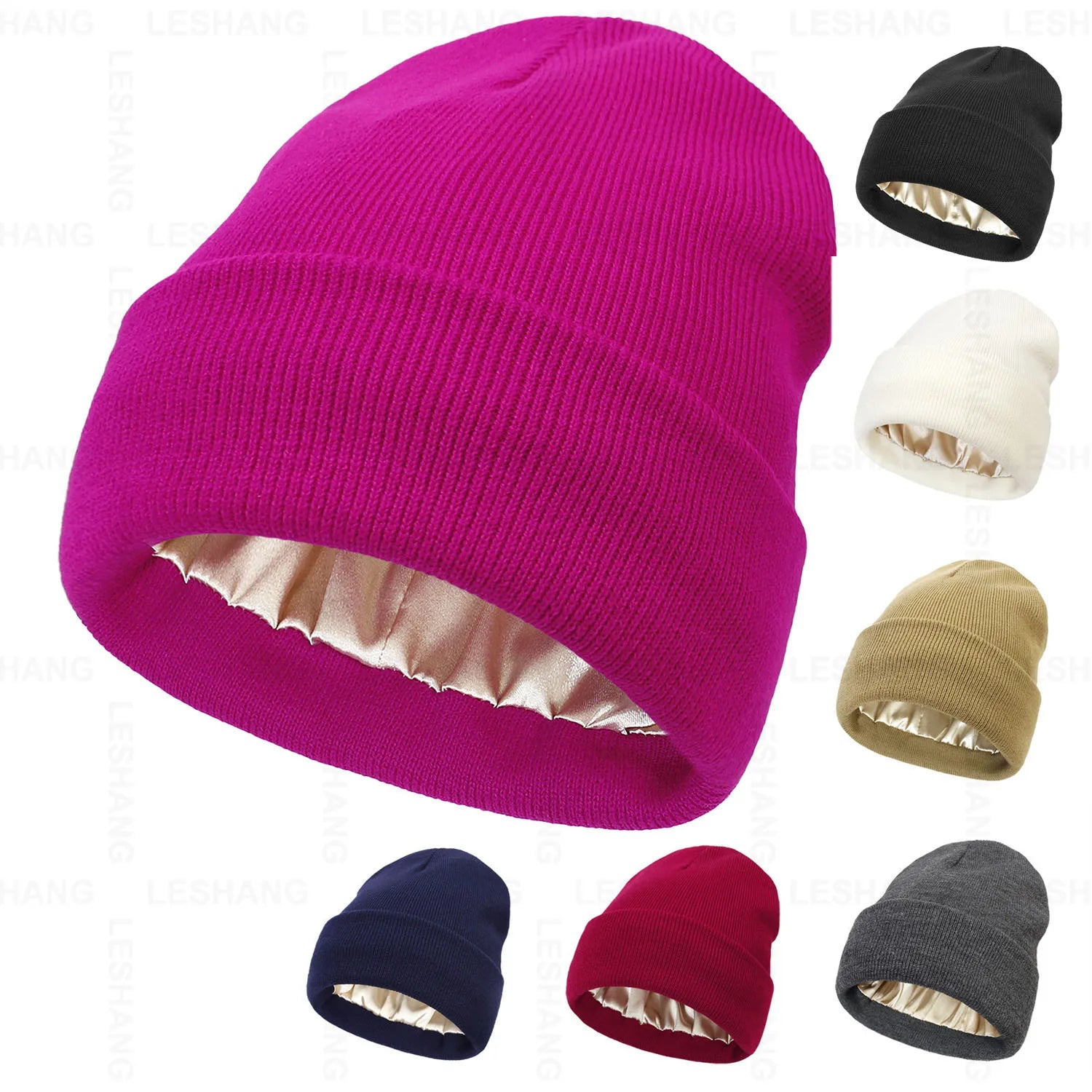 Solid Color Digital Printing Embroidery Custom Logo Winter Warm Acrylic High Elastic Beanie Knitted Hat for Unisex Travel
