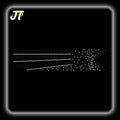 Premium Sportswear Accessories Tear Drop Cheer Bow Hotfix Iron-on Bling Transfer Strip Diamond-Shaped Bulk Plastic Rhinestones
