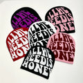New Fashion Simple Y2K Beanie Hat Black Winter Cuff Letter Print Warm Knitted Beanie Women Men Unisex Custom Beanie