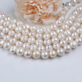 Promotion Price CMA Certified White AA Grade Potato Natural Freshwater Pearl 12-13mm/13-14mm for Jewelry Making
