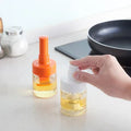 High Temperature BBQ Brush Food Grade  Silicone Oil Bottle with Brush  Resistant Grill Liquid Oil Brushes Pastry