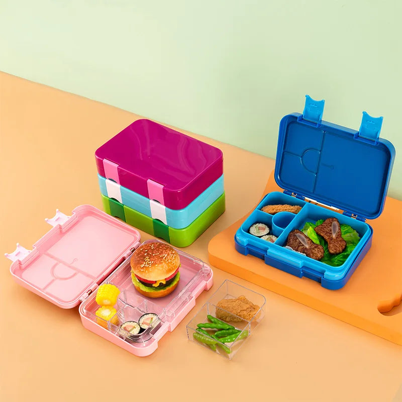 Aohea Wholesale Microwavable Bento Box Leak Proof Kids School Lunch Box