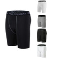 Men's Compression Short Half Length Tight Sports Pants Black Fitness Sprint Basketball Lasso Qualified for Sprinting