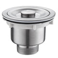 110mm 140mm Stainless Steel Kitchen Sink Drain Strainer Brushed Usage for Basin Washing Sink Drain Pipe Anti-odor Strainer