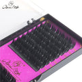 Wholesale Custom Logo Matte Lash Tray Individual Handmade Faux Mink Russian Classic Eyelash Extensions PBT Private Label