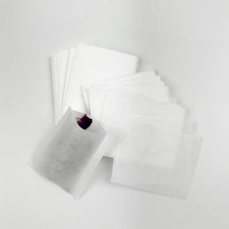 Wholesale 50 x 60mm Disposable Food Grade Heat Seal Filter Paper Tea Bags 100pcs/Bag Packaging & Printing Products