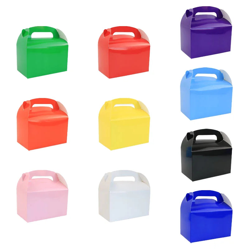 Custom Printed Embossed Recycled Material Paperboard Folders Cardboard Varnished Various Foods Hamburgers Cakes Snacks Candies
