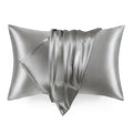 Custom Satin Pillowcase for Hair Skin Queen Silk Pillowcovers Set of 2 with Envelope Closure Standard Satin Silk Pillowcase