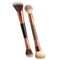 Double Ended Makeup Brushes Foundation Makeup Brush for Blending Liquid Powder Concealer Cream Cosmetics Blush Brush