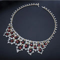 Fine Necklace Anster Lab Grown Ruby Necklace Pigeon Blood Ruby Haute Joaillerie Hot Sale Ruby Red Color Jewelry Customization