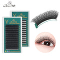 China Manufacturer OEM Custom Logo Top Quality 0.07 YY Lashes Korean PBT Fiber Y Shape Eyelash Extension