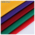 H051 Wholesale 200gsm Dry Fit Fabric Sportswear Bird Eye Mesh Fabric Shirt Polyester Knitted Jersey Fabric