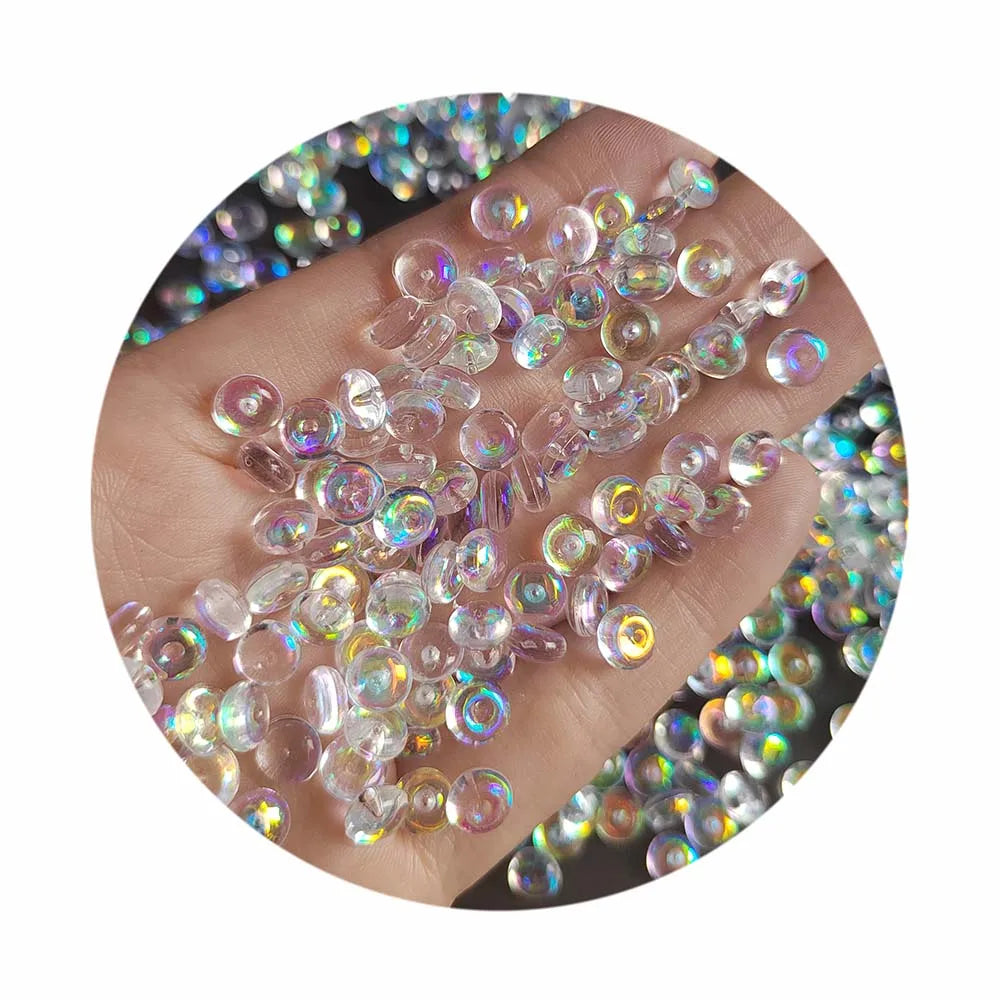 Shiny AB Fishbowl Beads Plastic Acrylic Vase Fish Bowl Filler DIY Fluffy Slime Clay Anti StressToys Crafts Party Supply